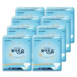 8팩 10P 대형 골드 x 화이트유