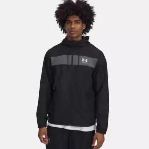 언더아머 UNDER ARMOUR 1361621-005 블랙 UA 스포츠스타일 남성 윈드브레이커 재킷 바람막이 발수 방풍 신