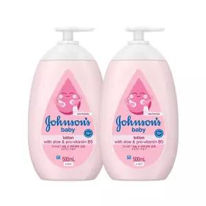 존슨즈베이비 핑크 로션 더블 기획 500ml+500ml
