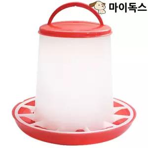고품질 닭모이통 닭물통 병아리 자동 사료통 닭먹이통 1.5kg