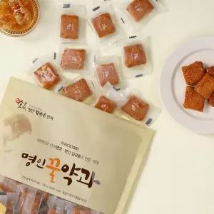 [매장정품] 신궁전통한과 김규흔 한과 명인 꿀약과 파우치형 500g 2349733