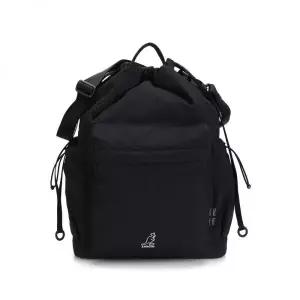KANGOL 에센셜 플러스 스트링 백팩 1480 블랙