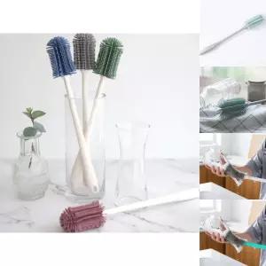 파스텔 실리콘 텀블러 세척솔/젖병솔/물병/세척솔/병솔/청소/브러쉬/실리콘솔/틈새/물통솔/주방/유리병