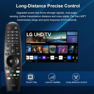 [호환품] AN-MR20GA AKB 75855501 많은 LG호환 모델 스마트 호환 TV용 음성 및 포인터 기능 리모컨 포함