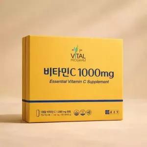 [하프클럽/기타]종근당 바이탈프로그램 비타민C 1100mg 600정 1박스