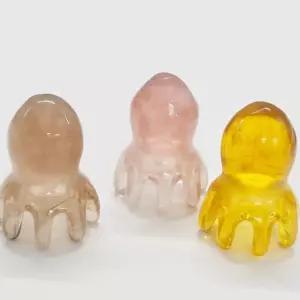 (올핀)두피 마사지 문어 괄사 경락 지압 마사지기