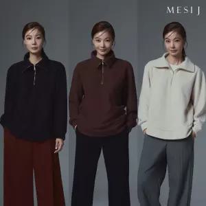 배우 윤소이가 선택한 메시제이 포근 집업 블라우스 3종1414732