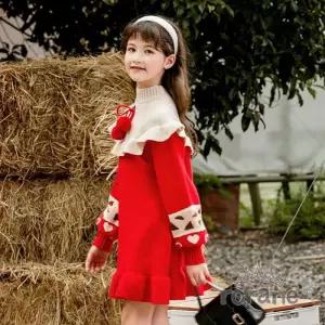 레드 크리스마스 하나코 미으 유아 원피스 선물