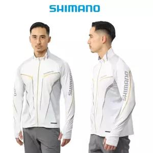 SHIMANO 시마노 낚시 냉감 방수 쿨 스탠드카라 풀 집업 긴팔 셔츠 자켓 SH-066Y