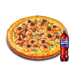 (미스터피자) 쉬림프골드M+콜라1.25L
