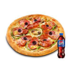 (미스터피자) 콤비네이션M+콜라500ML