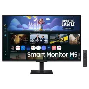 삼성전자 스마트 모니터 S32CM500 블랙 32인치모니터 OTT 넷플릭스 유튜브 미러링LS32CM500EKXKR