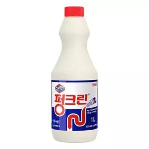 [유한락스] 유한락스 펑크린 변기 배수구 세정제 용해제 1리터 4개