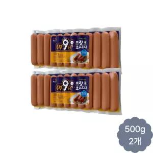 목우촌 주부9단 프랑크 소시지 500g x 2개