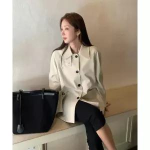 URAGO Mac half trench coat