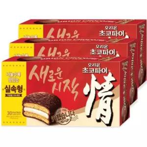오리온 초코파이 대용량 1170g 30개입 3팩