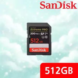 샌디스크 정품 SD카드 512GB 익스트림 프로 SDXC V30 SDSDXXD-512G-GN4IN