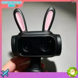 인스타360 루나 울트라 블로거와 같은 스타일의 귀여운 핑크색 토끼 귀 장식 액세서리(자석 베이스 포함)