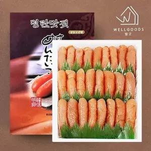 [웰굿] 부산명인 저염숙성 명란젓 상절 선물세트(1kg)