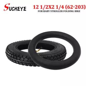 12 1/2 X 2 1/4 62 203 어 튜브 세트 전기 3륜차 E 바이크 접이식 스쿠터 자전거용