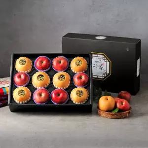 명품 사과배 혼합선물세트6kg(사과6배6) 2호 보자기