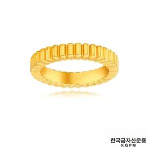 [10만원 SALE] [한국금자산운용] 24K 볼륨 그로우 반지 +(방송) 24K금박키링+ 포나인 실버지폐 2개