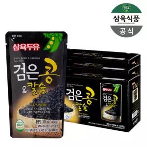 삼육 파우치 두유 검은콩앤칼슘 식사대용 190ml 60팩