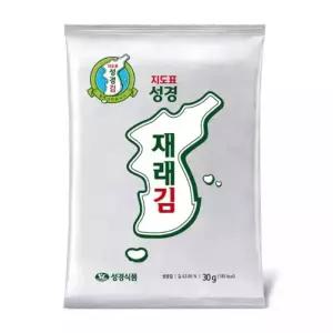 지도표 성경김 재래 전장김 소 30g 20개 한박스 식사 혼밥 중식 간편요리 점심시간 분식