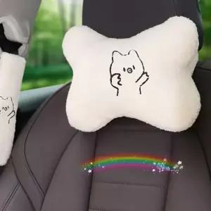 안전벨트커버 인형 자동차 쿠션 차량용목쿠션 u-WDAEB8D 목베개 안전벨트용품
