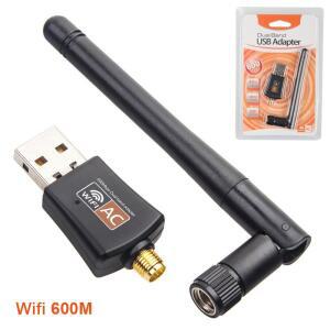 듀얼 밴드 USB wifi 600Mbps 어댑터 AC600 2.4GHz 5GHz WiFi 안테나 PC 미니 컴퓨터 네트워크 카드 수신기