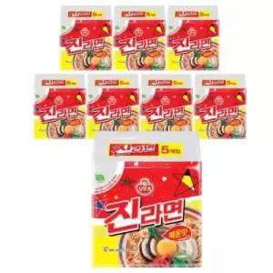오뚜기 진라면 매운맛 멀티팩 5개입 x 8팩 총40개입
