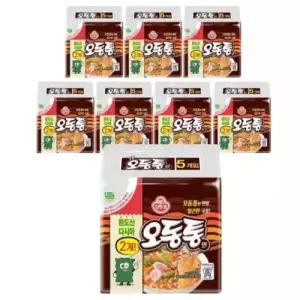 오뚜기 오동통면 5개입 x 8팩 총40개입