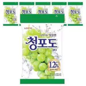 청포도 캔디 323g x 6개