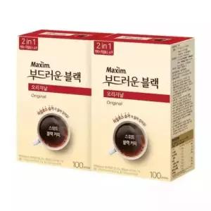 맥심 부드러운 블랙 오리지날 200T