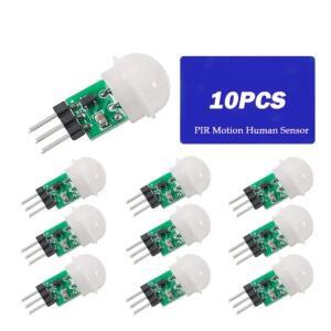 5-10pcs 센서 AM312 미니 IR 초전기 적외선 모션 인간 자동 감지기 모듈 DC 2.7 ~ 12V