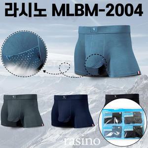 라시노 4D 자동 분리 남성 기능성 건강 팬티 쿨 드로즈 남자 시원한 속옷 사각팬티 통풍 MLBM-2004 4종세트