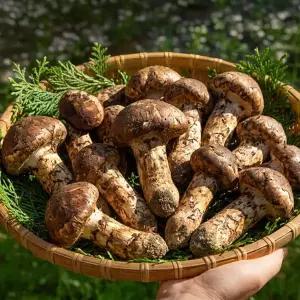 [더조은] 자연산 햇 송이버섯 500g 1품 (12-14뿌리)