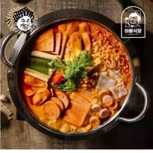 놀부 부대찌개 600g 10팩 + 라면사리5팩 증정