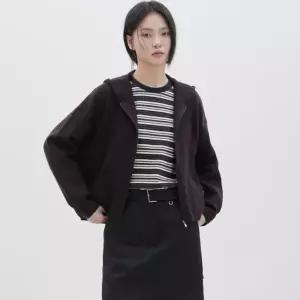 [롯데백화점]쥬크 울 후드 집업 가디건 Z261KSL002