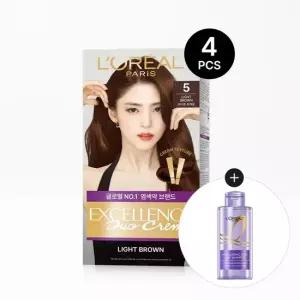 로레알파리 [CJ] 엑셀랑스 듀오크림 4개+히알루론산 샴푸 80ml