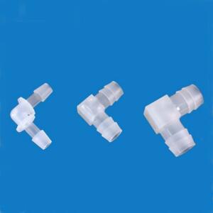 가정 정원용 플라스틱 파이프 피팅 1.6mm - 20mm 파고다 바브 동일 양방향 엘보 어항 PP 삽입 호스 커넥터