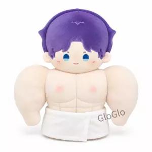 근육 체형 캐릭터 봉형 솜인형