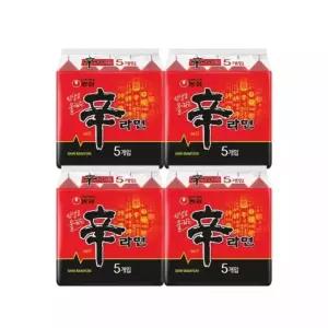 농심 신라면(멀티팩) 4입(120g X 20개)