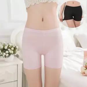 TBZ 쫀쫀 면스판 속바지 골지패턴 3부 바지 면스판속바지 심리스3부속바지 스판속바지