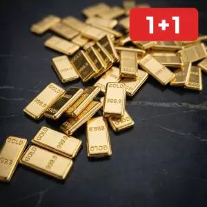 금괴모형 50p 유튜브 방송 소품 금고 보석함 채우기 가짜 금  1+1