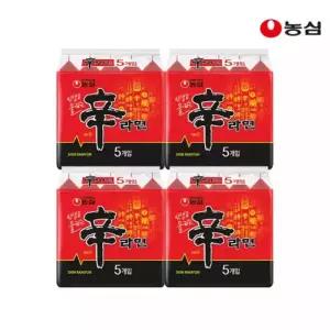 농심 신라면(멀티팩) 4입(120g X 20개)