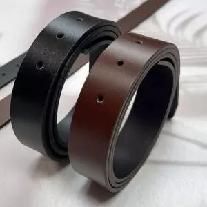 허리띠 소가죽 통가죽 교체용 벨트끈 이탈리아 폭33mm