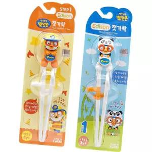 (다올)어린이젓가락 1단계 2개세트 소방관 팬더 에디슨