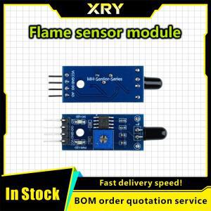 LM393 3/4 핀 IR 불꽃 감지 센서 모듈 arduino Diy 키트용 화재 적외선 수신기