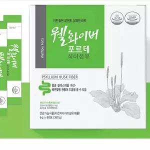 [토모] 웰화이버 포르테 식이섬유 (6g x 60포) 쾌변 차전자피 배변활동도움 혈중콜레스톨감소